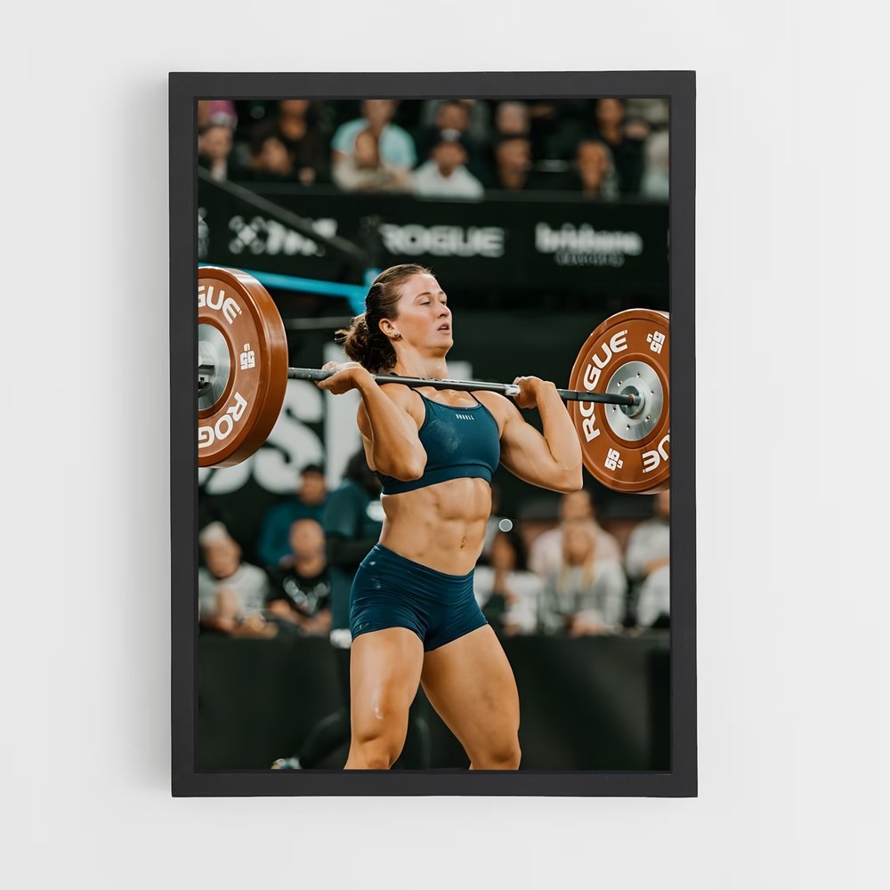 Poster Tia de toomey – affiche Powerlifting (vue 2)
